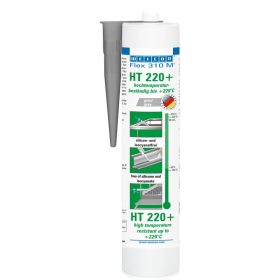   Weicon Flex 310M HT 220+ - Hőálló változat - PORFESTÉSHEZ - 310 ml - szürke