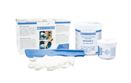 WEICON C kétkomponensű ALUMÍNIUM töltött folyékony epoxi gyanta - 0,5 kg