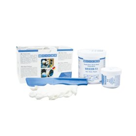   WEICON F2 kétkomponensű ALUMÍNIUM töltött sűrűn folyó epoxi gyanta - 0,5 kg
