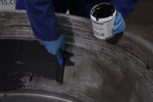 WEICON WR2 - kétkomponensű ÁSVÁNYI ANYAG töltött kopásálló epoxi gyanta massza - 0,2 kg