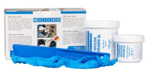 WEICON Kerámia BL kétkomponensű ÁSVÁNYI ANYAG töltött kopásálló folyékony epoxi gyanta - 0,2 kg