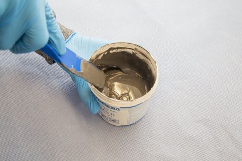 WEICON TI - kétkomponensű TITÁN töltött kopás- és hőálló epoxi gyanta massza - 0,2 kg