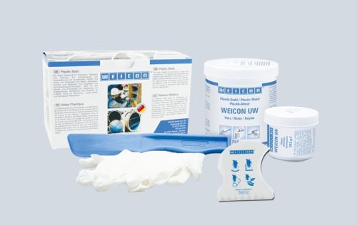 WEICON UW - kétkomponensű TITÁN töltött vízalatt is megkötő epoxi gyanta massza - 0,5 kg