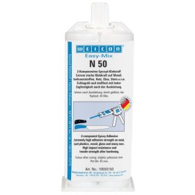   Weicon Easy-Mix N50 keverőfejes epoxi ragasztó 50 ml - 45 perces felhasználási idővel