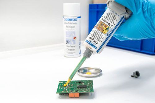 Weicon Easy-Mix S50 keverőfejes epoxi pillanatragasztó 50 ml - élénksárga