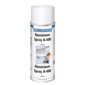   Weicon Alumínium Spray A-400 - hőálló (+800°C) fényes változat - 400 ml