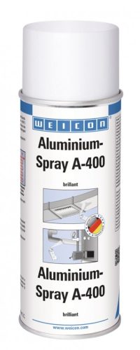 Weicon Alumínium Spray A-400 - hőálló (+800°C) fényes változat - 400 ml