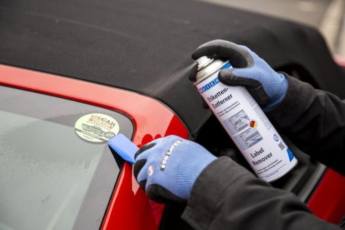 Weicon Címke Eltávolító Spray + erős műanyag spatula 500 ml