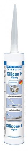 Weicon Szilikon F - folyékony önterülő ragasztó és tömítőanyag - 310 ml - átlátszó