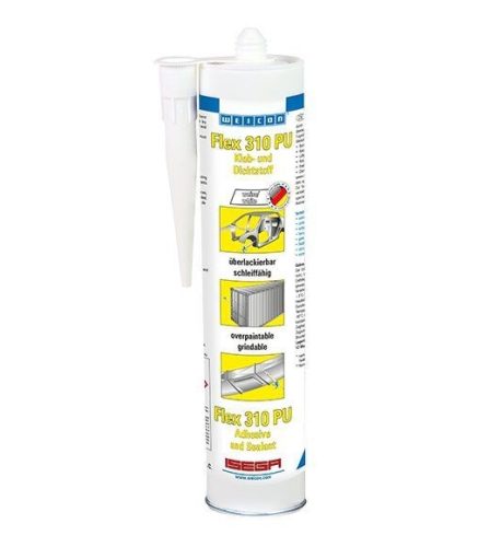Weicon Flex 310 - PU ragasztó és tömítőanyag - 310 ml - fehér