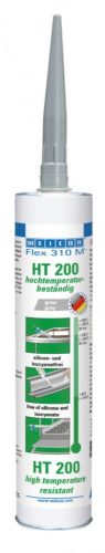 Weicon Flex 310M HT 200 - Hőálló változat - PORFESTÉSHEZ - 310 ml - szürke