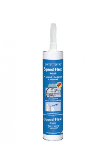 Weicon Speed-Flex Kristály szilikonmentes, rugalmas gyorsragasztó - 310 ml -átlátszó