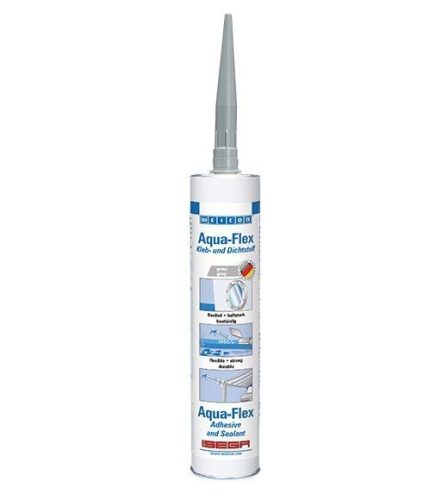 Weicon  Aqua Flex univerzális ragasztó és tömítőanyag vízalatti ragasztáshoz - 310 ml - szürke