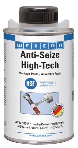 Weicon Anti-Seize NSF H1 High-Tech fémmentes szerelőpaszta 500 g - ecsetelő kupakkal