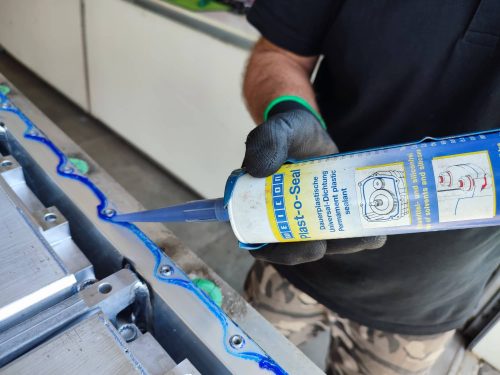 Weicon Plast-O-Seal tartósan gél állagú univerzális tömítőanyag - Kék - 120 g