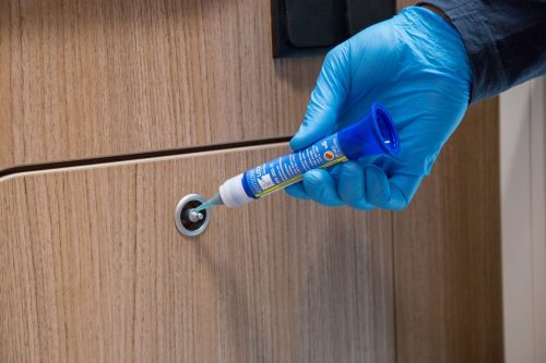 WEICONLOCK AN 302-72 Csavarmenet rögzítő hőálló ragasztó - M56 R1/2 - Piros - 20 ml