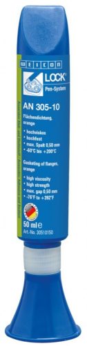 WEICONLOCK AN 305-10 Karima tömítőanyag - Narancs - 50ml