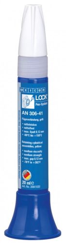 WEICONLOCK AN 306-41 Csapágy és tengelyrögzítő ragasztó - M20 - Sárga - 20 ml