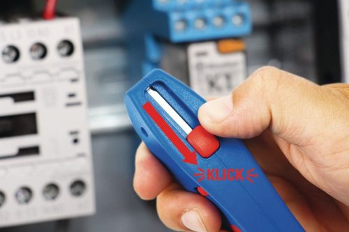 WeiconTOOLS S 4-28 kábelcsupaszoló szerszám ki-be tolható horgos vágókéssel