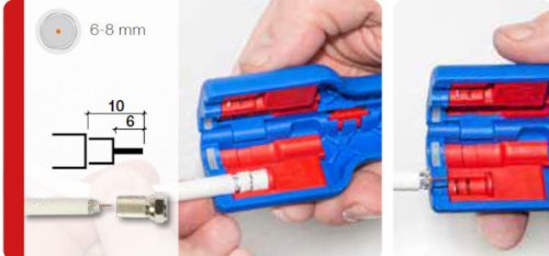 WeiconTOOLS Koax-Csupaszoló No.1 F Plus 10/6 szerszám